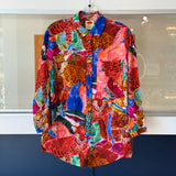 FARM RIO PRINT ROMPERS RED XS
