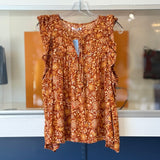 SUNDRY PRINT TOPS BROWN M
