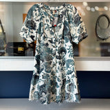 PILCRO PRINT DRESSES BLUE S