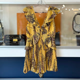 KEEPSAKE PRINT DRESSES YELLOW S