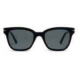 PEEPERS 3552D polarized sunglasses, black frames with dark gray lenses