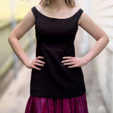 TOTEME SLEEVELESS TOPS BLACK US M