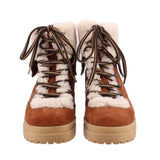 SEE BY CHLOE EILEEN HIKER BOOTS BROWN 38 EU | 7 US