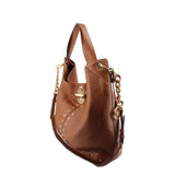 MICHAEL KORS UPTOWN ASTOR LEGACY LARGE LEATHER HOBOS TAN