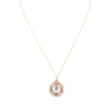 MADISON L 14K GOLD MOTHER-OF-PEARL & DIAMOND NECKLACES