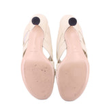 WANDLER LOUIE LEATHER MULE SANDALS CREAM 41 EU | 10 US