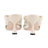 WANDLER LOUIE LEATHER MULE SANDALS CREAM 41 EU | 10 US