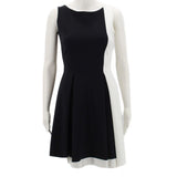 CHIARA BONI SLEEVELESS DRESSES BLACK/WHITE XS