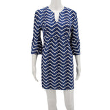 JUDE CONNALLY PRINT DRESSES BLUE S