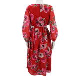 RANNA GILL PRINT DRESSES RED S