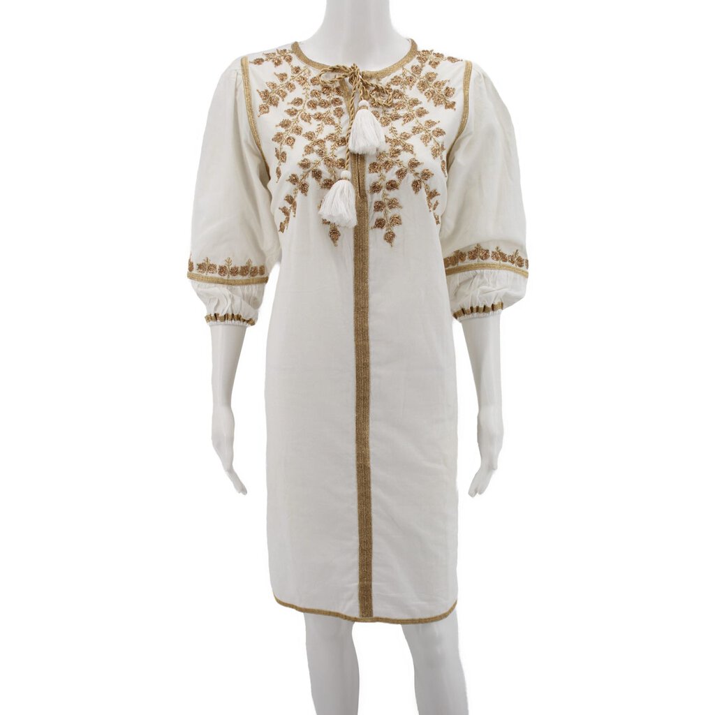 GRETCHENSCOTT BEADED DRESSES CREAM XL The Vault Luxury Resale GRETCHENSCOTT BEADED DRESSES CREAM XL The Vault Luxury Resale