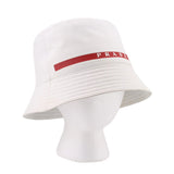 PRADA SPORT NYLON BUCKET HATS WHITE S