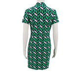 JUDECONNALLY PRINT DRESSES GREEN XS