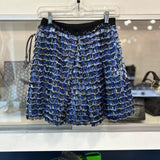 PROENZA FRINGED PRINT SKIRTS BLUE S | 4