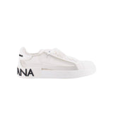 DOLCE & GABBANA PORTOFINO SNEAKERS WHITE 39.5 EU | 8.5 US