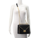 MICHAEL KORS WHITNEY MEDIUM CROSSBODYS BLACK