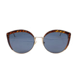 FENDI F IS FENDI FF 0290/S SUNGLASSES BROWN/GOLD