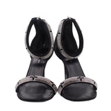 LOUIS VUITTON APPEAL HEELED SANDALS BLACK 38