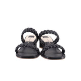 DOLCE VITA BRAIDED SANDALS BLACK 11 US