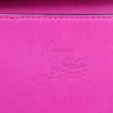 CHRISTIAN LOUBOUTIN MACARON SPIKE STUD WRISTLET WALLETS PINK