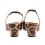 CHRISTIAN LOUBOUTIN PATENT LEATHER HEELS LEOPARD 39.5 EU | 8 US