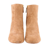 TORY BURCH BROOKE 70MM SUEDE ANKLE BOOTIES TAN 10 US