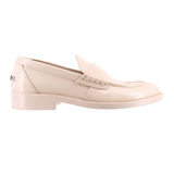 CHANEL PATENT LOAFERS CREAM 39.5 EU | 8.5 US