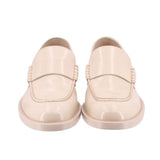 CHANEL PATENT LOAFERS CREAM 39.5 EU | 8.5 US