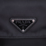 PRADA VELA STUDDED CROSSBODYS BLACK