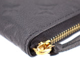 LOUIS VUITTON CLEMENCE WALLETS BLACK EMPRIENTE