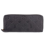 LOUIS VUITTON CLEMENCE WALLETS BLACK EMPRIENTE