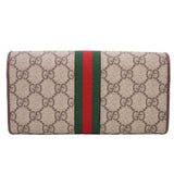 GUCCI OPHIDIA WALLET ON A CHAIN CROSSBODYS BROWN