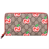 GUCCI SUPREME APPLE WALLETS BROWN