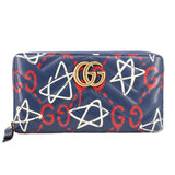 GUCCI GHOST WALLETS NAVY PRINT