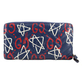 GUCCI GHOST WALLETS NAVY PRINT