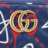 GUCCI GHOST WALLETS NAVY PRINT