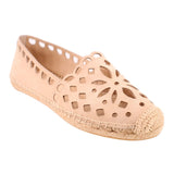 TORY BURCH MAY ESPADRILLE FLATS TAN 8 US