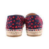 DIOR ESPADRILLE FLATS RED/BLUE 37.5 EU | 7 US