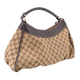 GUCCI ABBEY D RING SHOULDER BAGS TAN