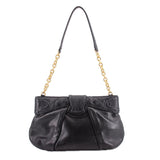 BRAHMIN VINTAGE CLUTCH SHOULDER BAGS BLACK