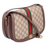 GUCCI OPHIDIA FLAP CROSSBODYS GG/WEB