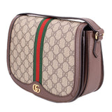 GUCCI OPHIDIA FLAP CROSSBODYS GG/WEB