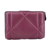 COACH QUILTED WALLETS DEEP BERRY