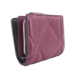 COACH QUILTED WALLETS DEEP BERRY