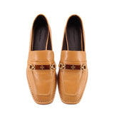 TORY BURCH PERRINE LOAFERS TAN 8 US