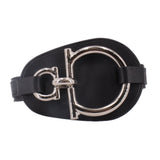 FERRAGAMO LEATHER BRACELETS BLACK