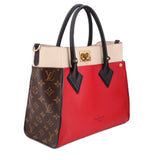 LOUIS VUITTON ON MY SIDE MM SATCHELS RED/MONOGRAM