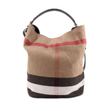 BURBERRY MEDIUM ASHBY BUCKET CROSSBODYS CHECK