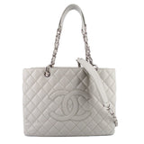 CHANEL CAVIAR SHOPPER TOTES GRAY