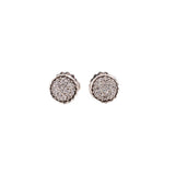 DAVID YURMAN STERLING SILVER DIAMOND CHATLAINE EARRINGS